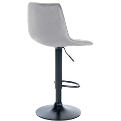 Barhocker Lex Samt Schwarz